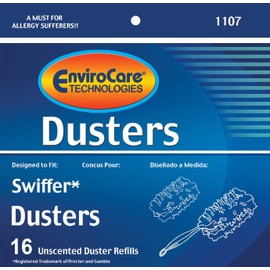 EnviroCare Duster Replacements designed to fit Swiffer Unscented Dusters (16 Pack)