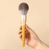 A17 Large Daily Makeup Blusher and Loose Powder Brush Ultra-Soft Black Silver Flame Brush 30ea