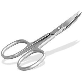 Nagelschere mit Mikroverzahnung - gebogener Schnitt - rostfreies Edelstahl