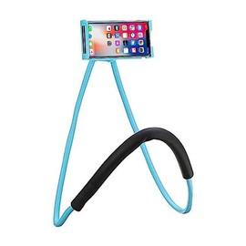 Hosann Century Universal Moblie Phone Stand,Lazy Cell Phone Holder & Neck Cell Tablet Phone Mount Holder Flexible Lazy Bracket (Blue)
