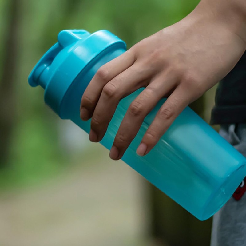 AIXXCUVQ Portable Size Shaker Bottle with Shaker Balls Outdoor Activities