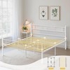 VECELO 14" Full Bed Frame,Full Size Metal Platform Bed Frame