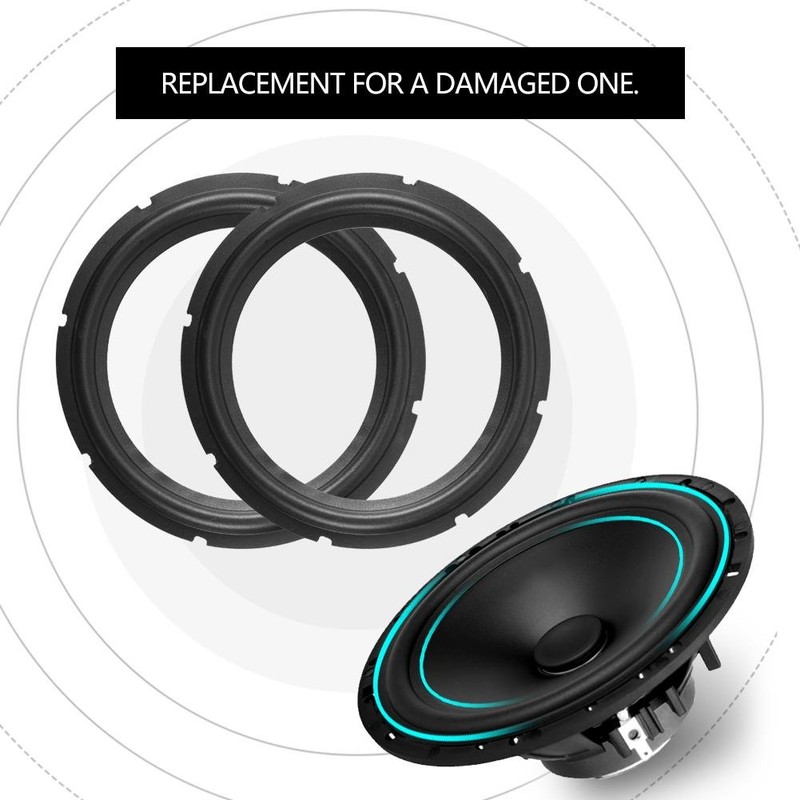 10 Inch Perforated Rubber Speaker Foam Edge Subwoofer Surround Replacement
