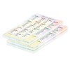 PRICARO 3 x A5 Magnetic Checklist Shopping List System 50