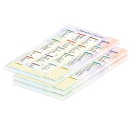 PRICARO 3 x A5 Magnetic Checklist Shopping List System 50 Sheets