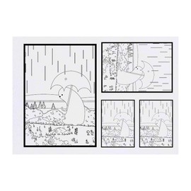 4 x 'Making Friends' Temporary Tattoos - Water Resistant, Skin-Safe, Non-Toxic Transfers, Mixed Sizes (TO00083700)