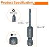 sourcing map 3pcs #0 Phillips Screwdriver Bit PH0 1/4" Hex