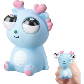 Stress Balls Squeeze Toys Squeeze Balls Popping Eyes Squeeze Toys Stress Balls Stress Relief Toy for Adults and Children Blue