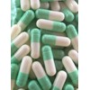 Empty Gelatin Capsules Size 3 Mint/White (100)