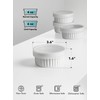 LE TAUCI Ramekins with Lids, 4 OZ Ramekins Oven Safe,