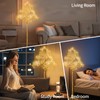 XTHlamp LED Tree Floor Lamp, 5.7 Ft Tall, Remote Control,
