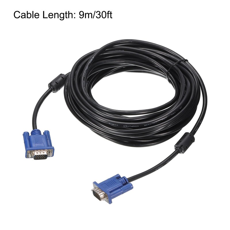 sourcing map VGA to VGA Cable, 9M/30ft Male to Male