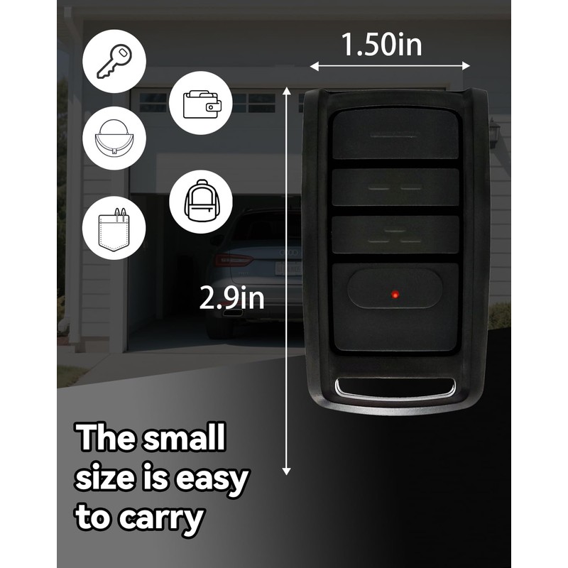O3T-BX O3T-A 315/390Mhz Dual Frequency Auto-Seek Overhead Garage Door Opener,