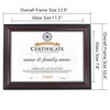 GraduationMall A4 Certificate Frame Diploma Frames Document Picture Holder Glass