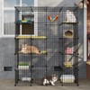 Oneluck Outdoor Cat House Cages Enclosure with Super Large Enter