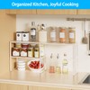 Golener Countertop Organizer Corner Shelf, 2 Tier Adjustable Stackable Corner