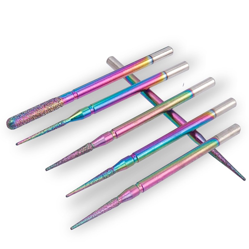 Treki Mini Nail Drill Bit Set, 30 pcs Small Diamond