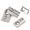 10 Pcs Silver 1/4-20 Steel Roll in T-nut with Ball