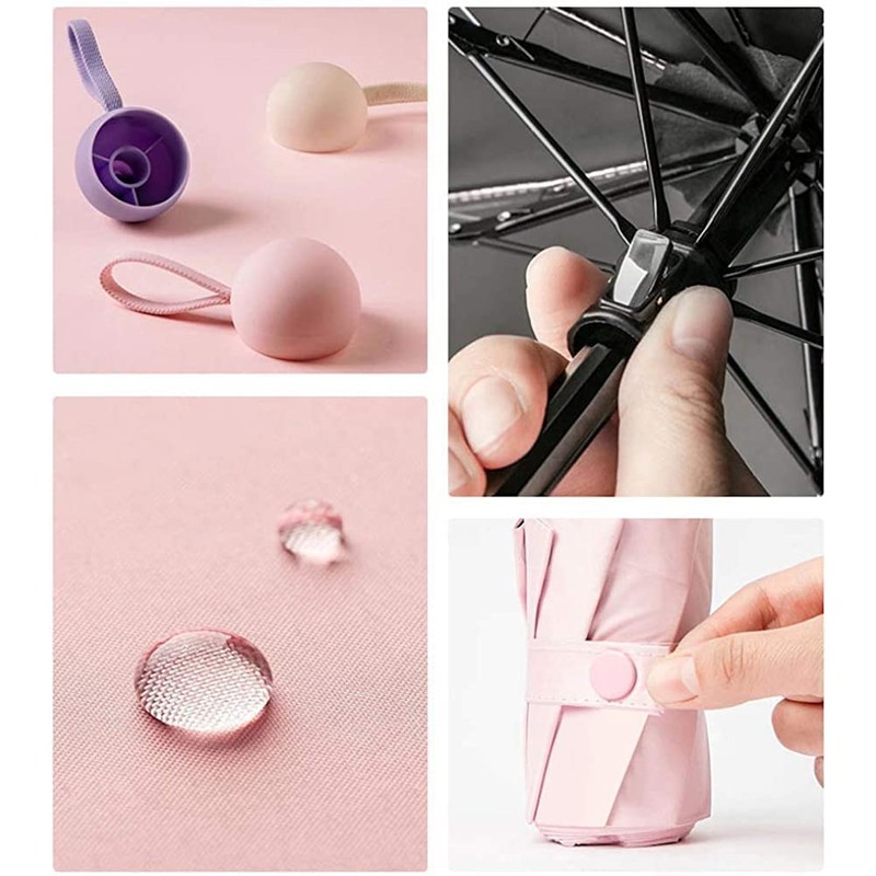 TOKYO GOODS MARKET Lightweight Compact UV Protection Parasol Folding Umbrella,