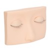 Eyelash Mannequin Head Practice Realistic Half Face Makeup Head Training