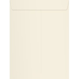 LUXPaper 9 x 12 Open End Envelopes | Peel & Press | Natural | 70lb. Text | 50 Qty