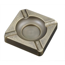 Visol Heavyweight Antique Brass Cigar Ashtray