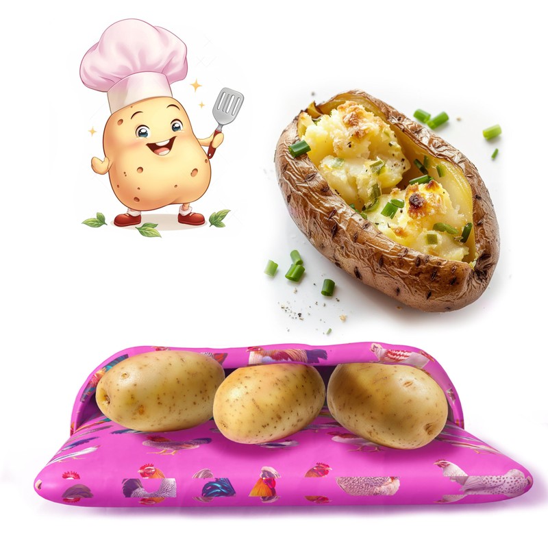 RONDURE Microwave Potato Bag Reusable Potato Express Microwave Cooker Pouch
