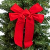 Christmas Bows, Red Velvet Bow (9 x 12 in, 12