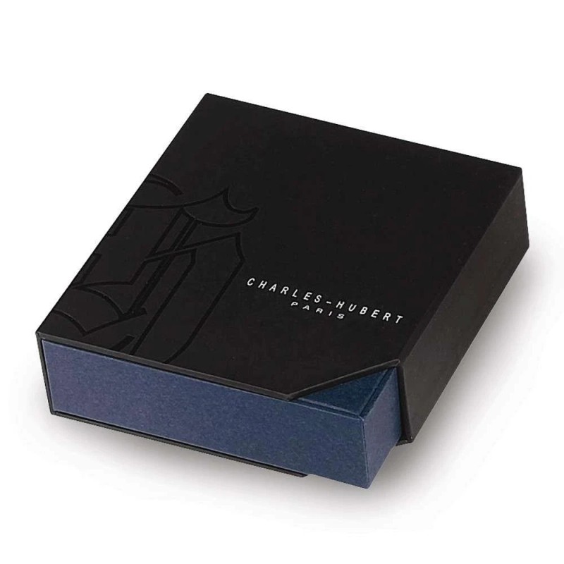 Charles Hubert Gold-Plated White Dial Pocket Watch