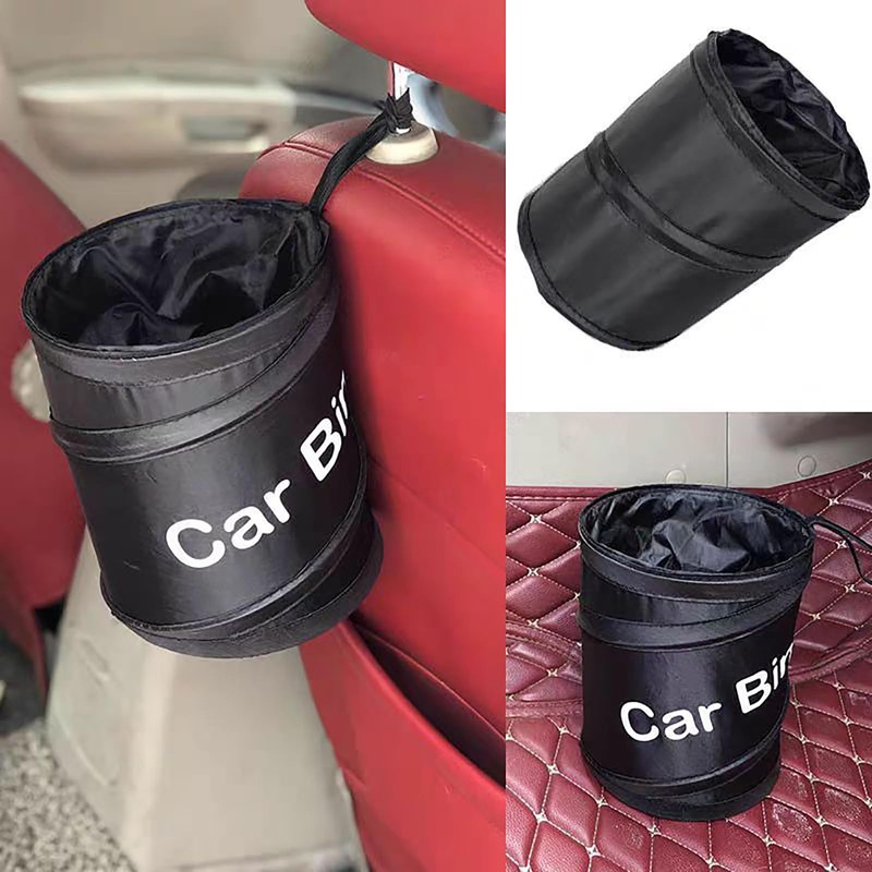 ALMLWIAJ Car Bin - Foldable and Water Resistant Auto Trash