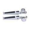 Highway Pegs Footrest, Folding Highway Footrests High Strength for Round
