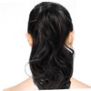 TOVINANNA Long Wavy Ponytail Hair Extension Clip in Synthetic Wig