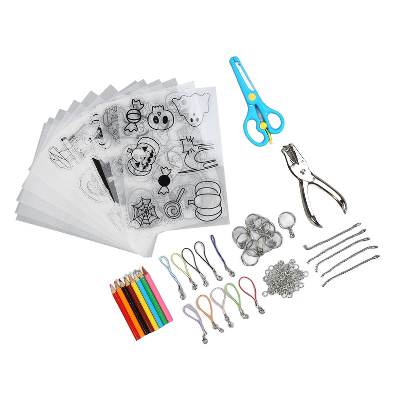 Heat Shrink Plastic Sheet Kit Multipurpose DIY Shrink Art Kit