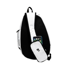 geckobrands Sling Bag | Versatile Unisex Crossbody Shoulder Bag | Stylish Companion for Adventures and Everyday (white)