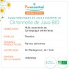Puressentiel Organic Java Citronella Essential Oil 10ml - 100 %