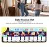 Children Musical Mat Animal Pattern Musical Keyboard Mat Early Learning