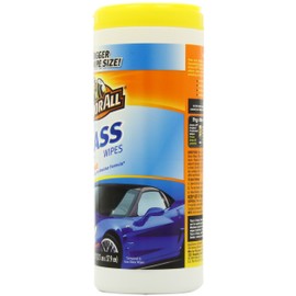Armor All Glass Wipes, Car Glass Wipes Leave Streak Free Shine on Glass Including Tinted Glass, 25 Count