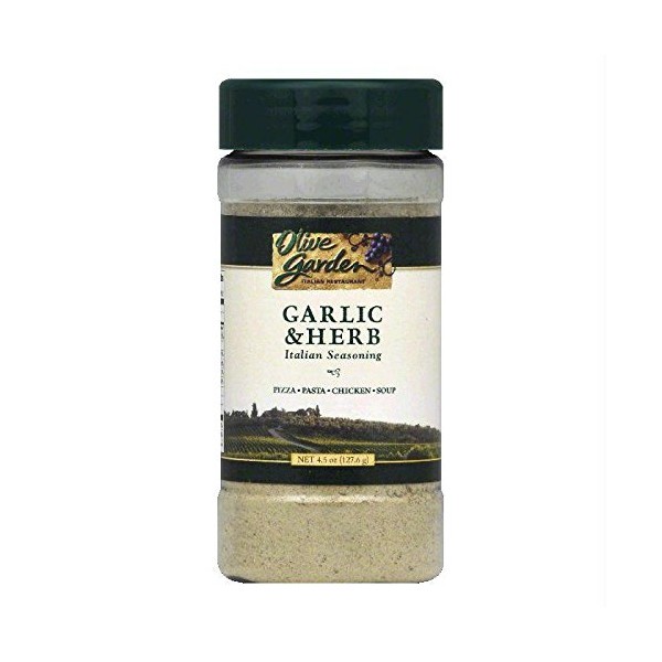 Olive Garden Garlic & Herb Italian Seasoning, 4.5 Ounce