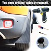 XUKEY 4pcs/Set Universal Carbon Fiber Effect Mudflaps for Car Pickup