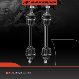 A-Premium 2 x Front Sway Bar Links Stabilizer Bar Links, Compatible with Ford Crown Victoria 1992-1994 & Lincoln Town Car 1991-1994 & Mercury Grand Marquis 1992-1994, Link with Sockets