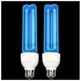 BAIMNOCM NEW 2 Pack Germicidal UV Sanitizer Light Bulb with Ozone 25 Watt UVC Bulb 185Nm/