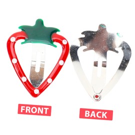 Fruit Baby Clips for Hair 15pcs Fruit Hairpin Little Girl Hair Clips Strawberry Hair Clips Cute Hair Clips for Women Strawberry Charms Hair Clips Girls Baby Girl Hair Clips