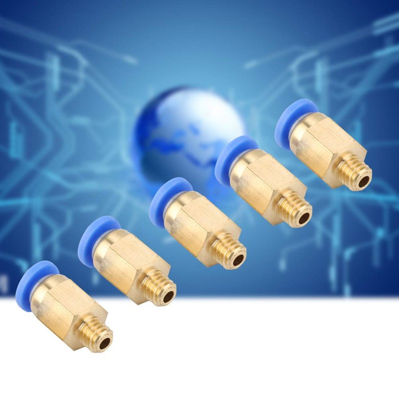 Pneumatic Connector Fitting, Pneumatic Connector, Durable PC4-M6 Pneumatic Joint Nylon