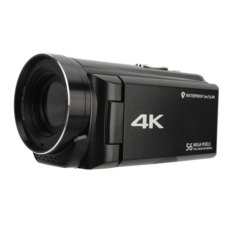 4K Video Camera Camcorder Intelligent Anti Shaking 56MP Vlogging Camera