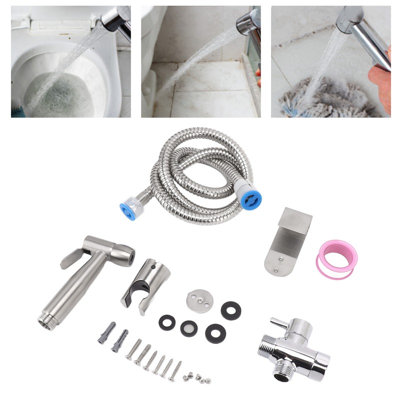 Kitchen Sink Sprayer Kit 304 Stainless Steel Handheld Bidet Sprayer