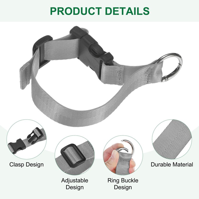 M METERXITY 2-Pack Add A Bag Luggage Strap, Adjustable Suitcase