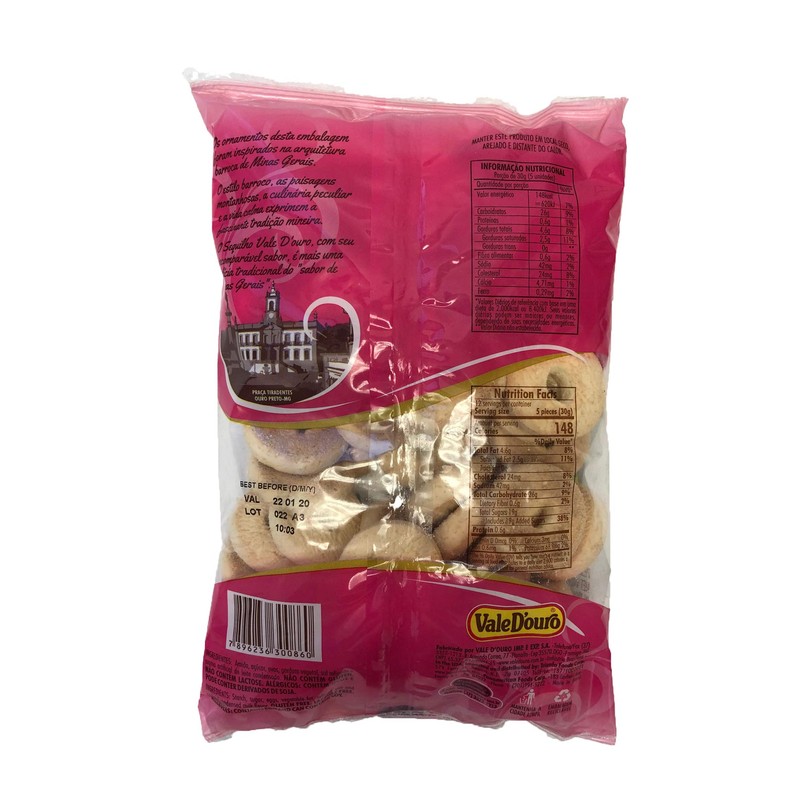 Vale D'ouro - Condensed Milk Flavored Cassava Cookies - 12.35