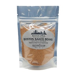Boston Spice Boston Baked Beans Spice Blend Make Your Own Traditional New England Style Boston Baked Beans for Cookouts Family Gatherings Pot Luck Dinner BBQs (Approx 1/4 cup wt. 0.9oz/25g Pouch)