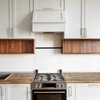 QOGRISUN 5-Pack Solid Brass Cabinet Pulls, Gold Square Drawer Handles,