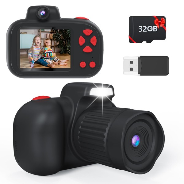 Kids' Camera, Toy Camera, 48 Megapixels, 1080P HD Video Camera,